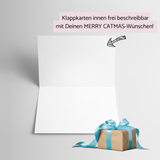 Catmas Cards - Weihnachtskarten 3er Set mit Katzenmotiv
