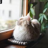 Lässige Liegematte aus reiner Schafwolle