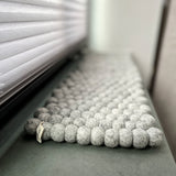 Lässige Liegematte aus reiner Schafwolle