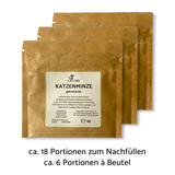 3er Nachfüllpack verführerische Katzenminze