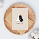 Catmas Cards - Weihnachtskarten 3er Set mit Katzenmotiv