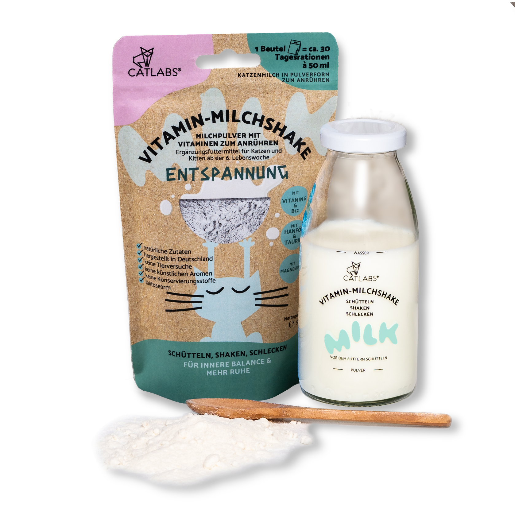 Starter-Set Vitamin-Milchshake für Katzen