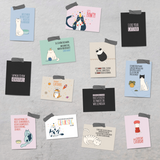 Cat Care Cards - Set 3 (Alle Designs)