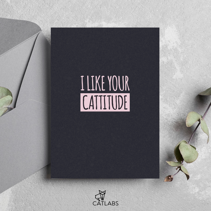 Cat Care Card "Cattitude"