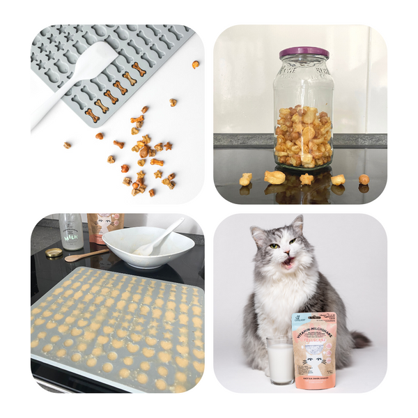 Backmatte für Katzen-Leckerlis