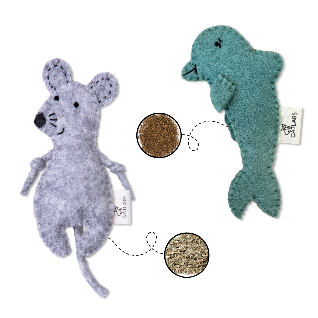 Set: "Mutige Maus + Frecher Fisch"