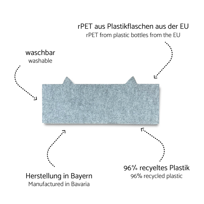 Leichte Liegematte für die Fensterbank (rPET)