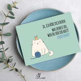 Cat Care Card "Rufen- Hund?"